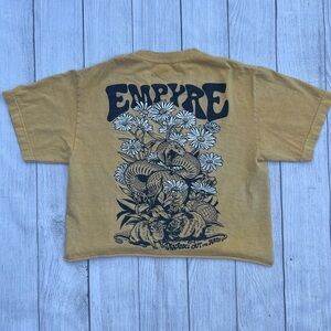 Empyre Mustard Yellow Graphic Short Sleeve Tee